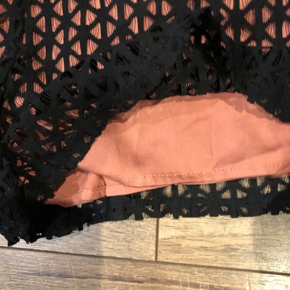 Astr Spaghetti Strap Lace Overlay Romper - Picture 4 of 6